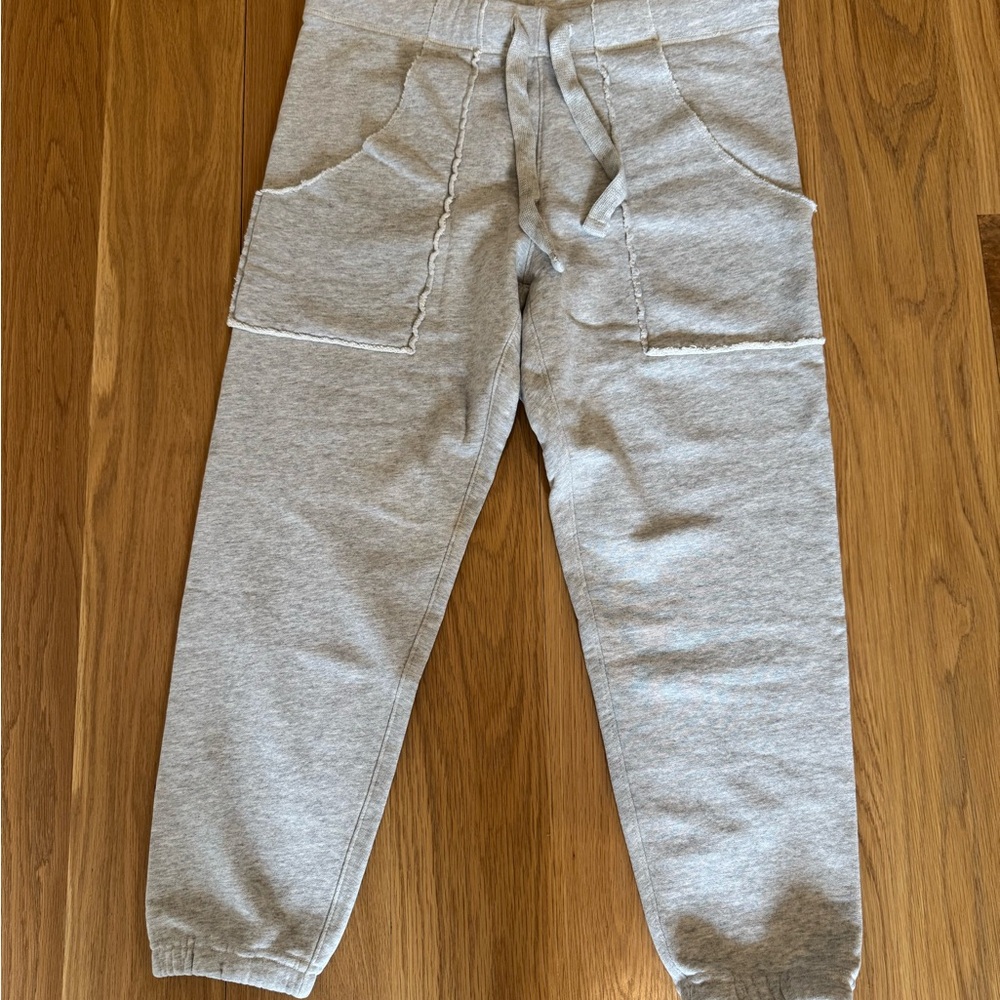 Frank & Eileen Light Grey Drawstring Jogger Pants
